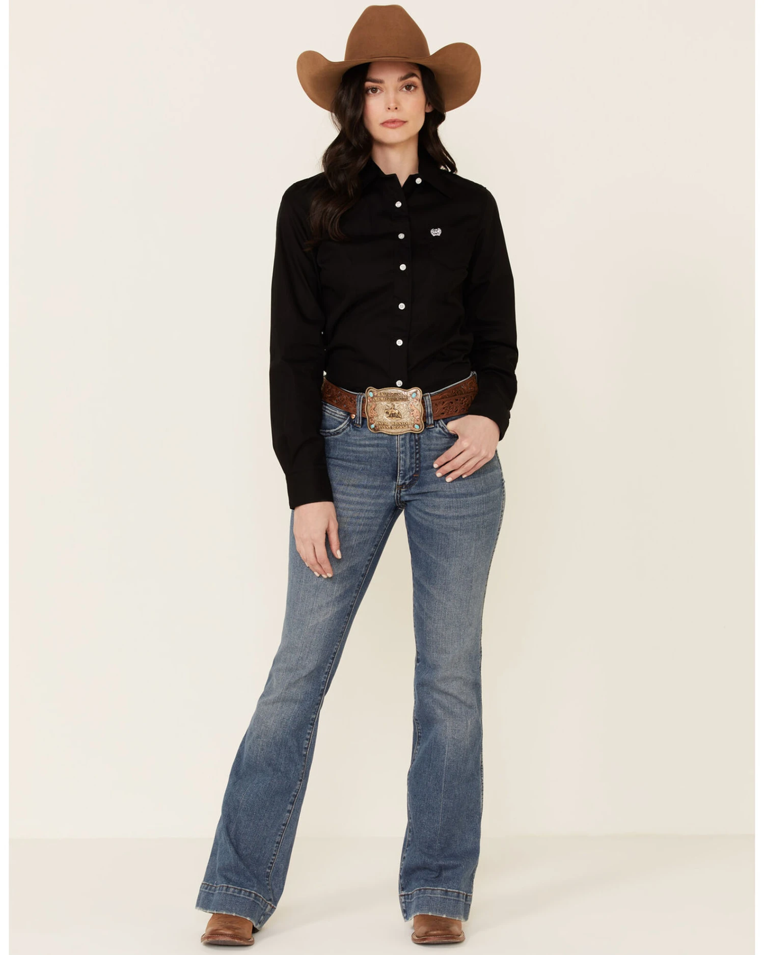 Cinch Women's Western Weave Pocket Shirt 4 Cinch Women's Western Weave Pocket Shirt - Image 2