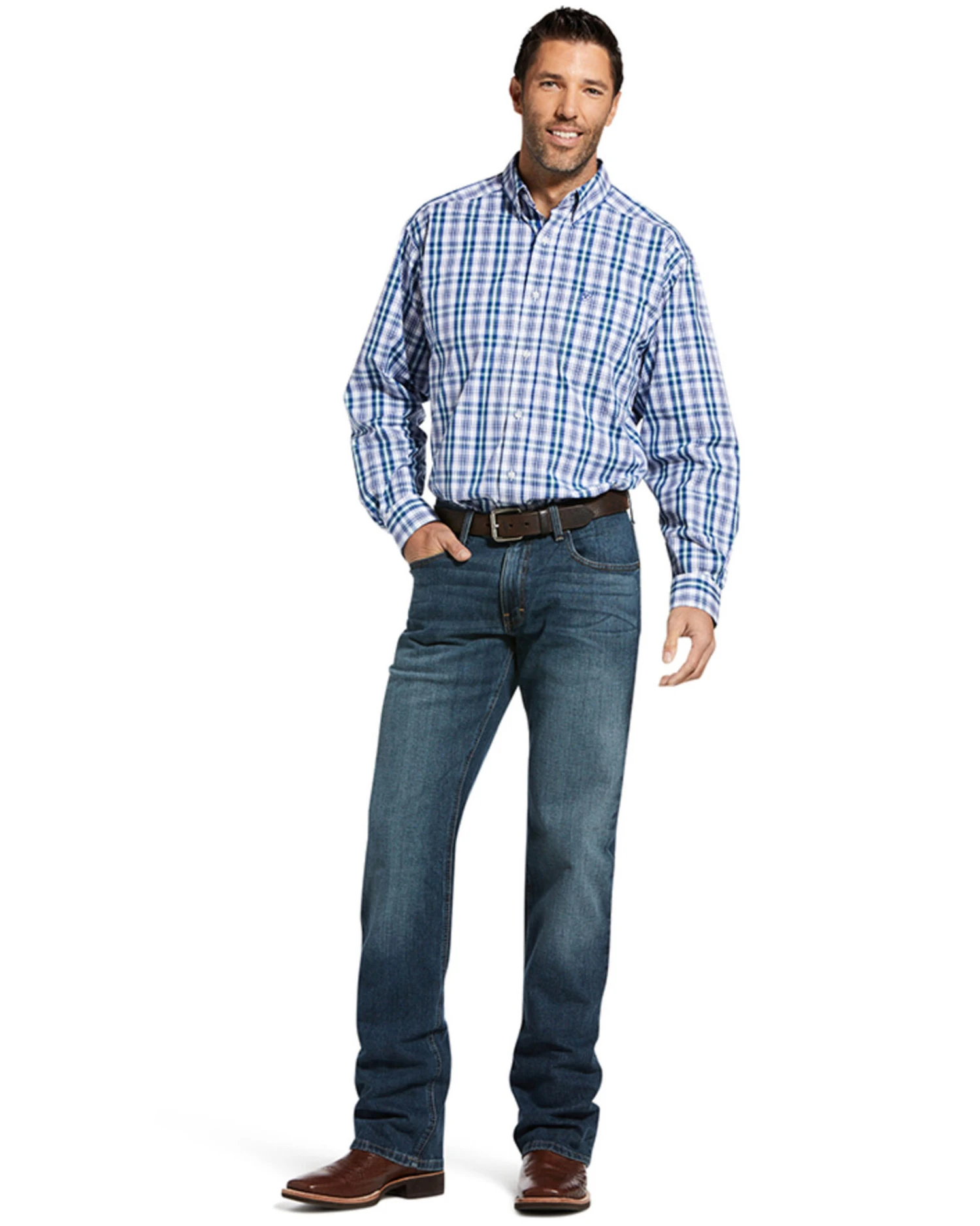 Ariat Men's M4 Legacy Stretch Bootcut Jeans 3 Ariat Men's M4 Legacy Stretch Bootcut Jeans