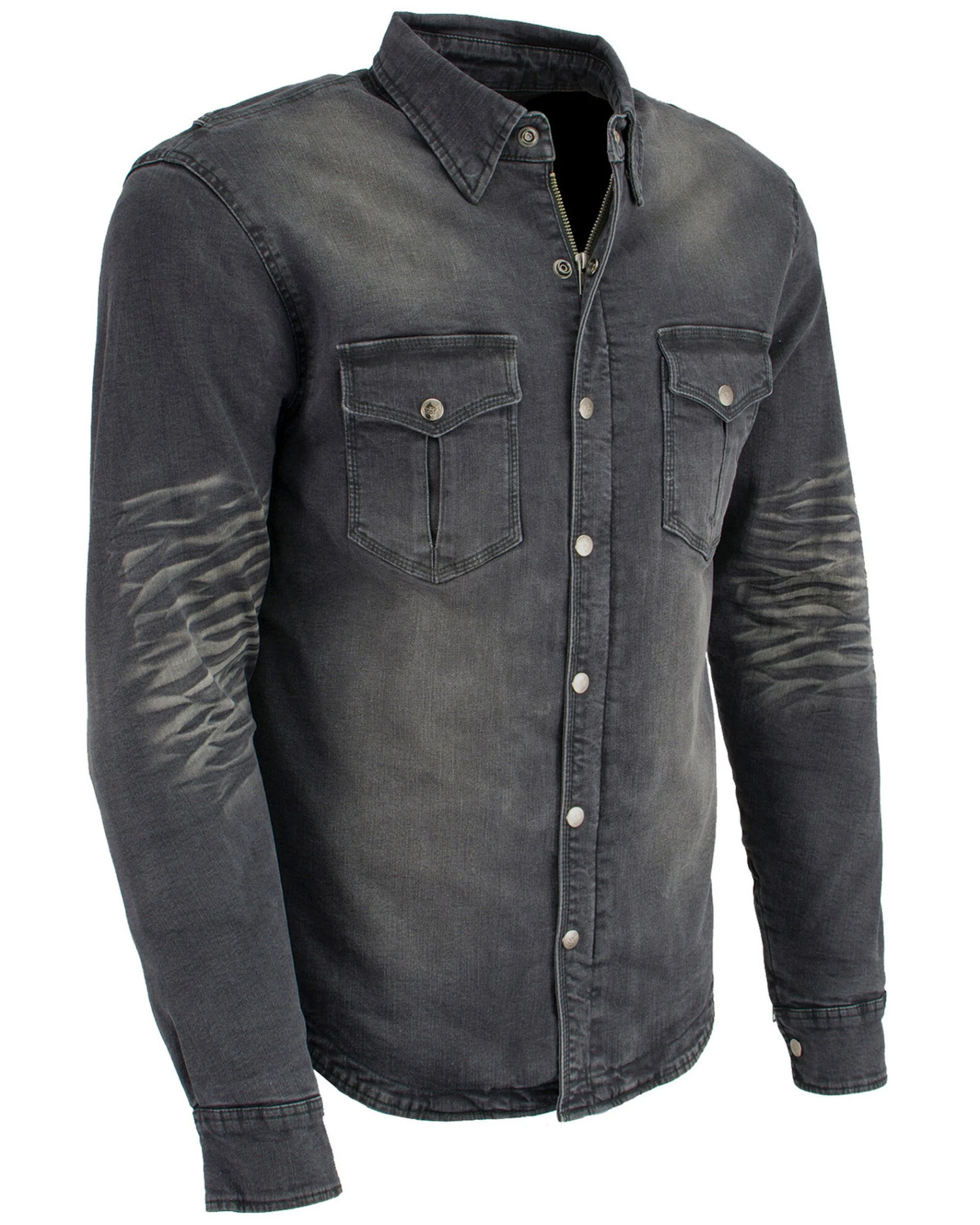Milwaukee Performance Men's Denim Biker Shirt 8 Milwaukee Performance Men's Denim Biker Shirt - Image 6