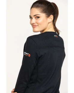 Ariat Women's FR AC Long Sleeve Work Top -Wrangle Clothing Shop 2000269247 001 P5
