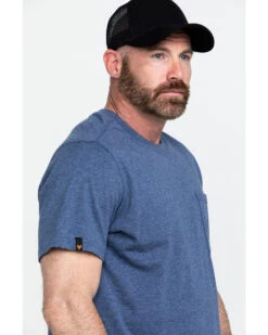 Hawx Men's Pocket Crew Short Sleeve Work T-Shirt - Tall  -Wrangle Clothing Shop 2000276677 403 P3