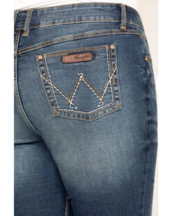 Wrangler Retro Women's Dark Mae Bootcut Jeans - Plus -Wrangle Clothing Shop 2000281031 400 P4