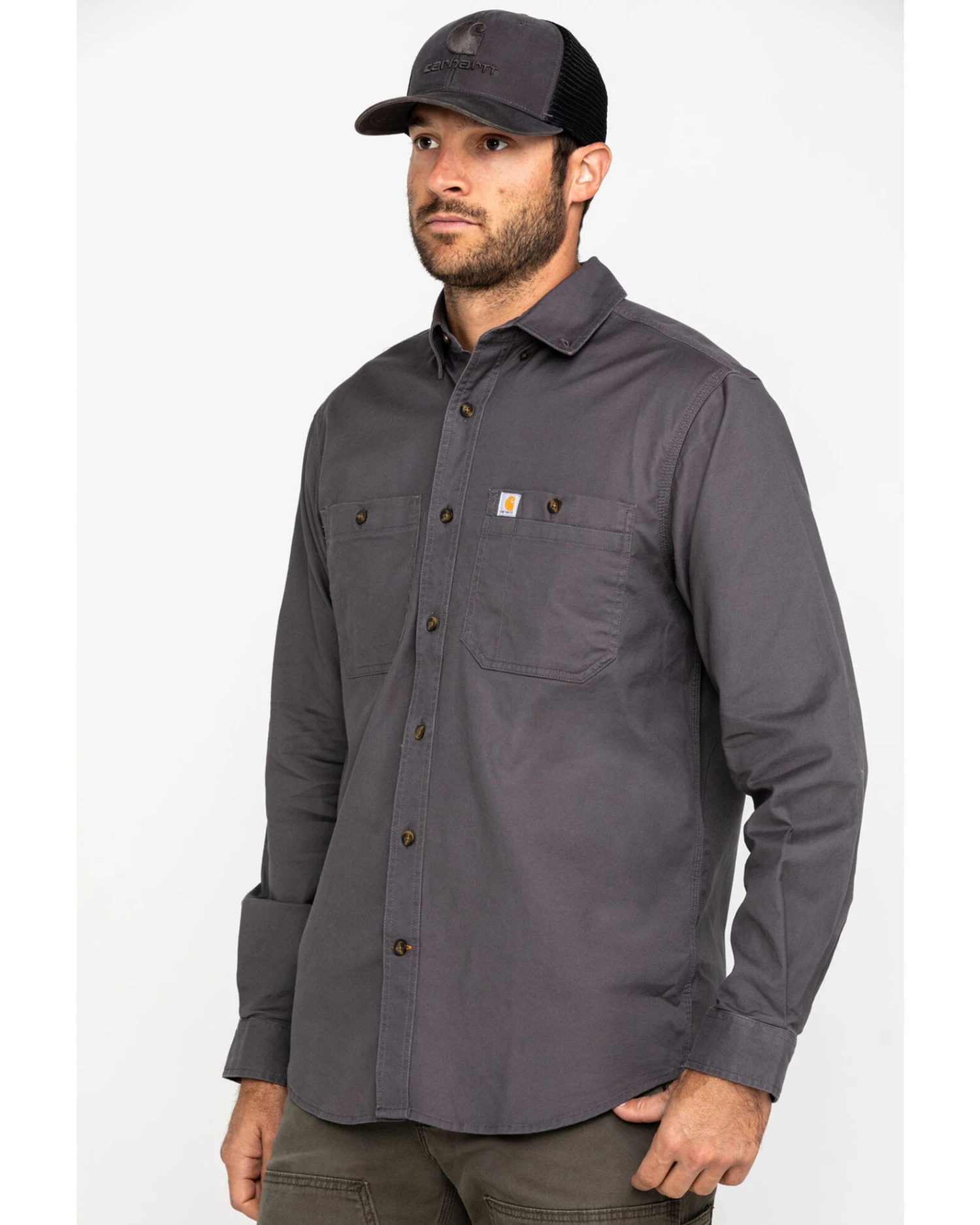 Carhartt Men's Rugged Flex Rigby Long Sleeve Work Shirt 3 Carhartt Men's Rugged Flex Rigby Long Sleeve Work Shirt