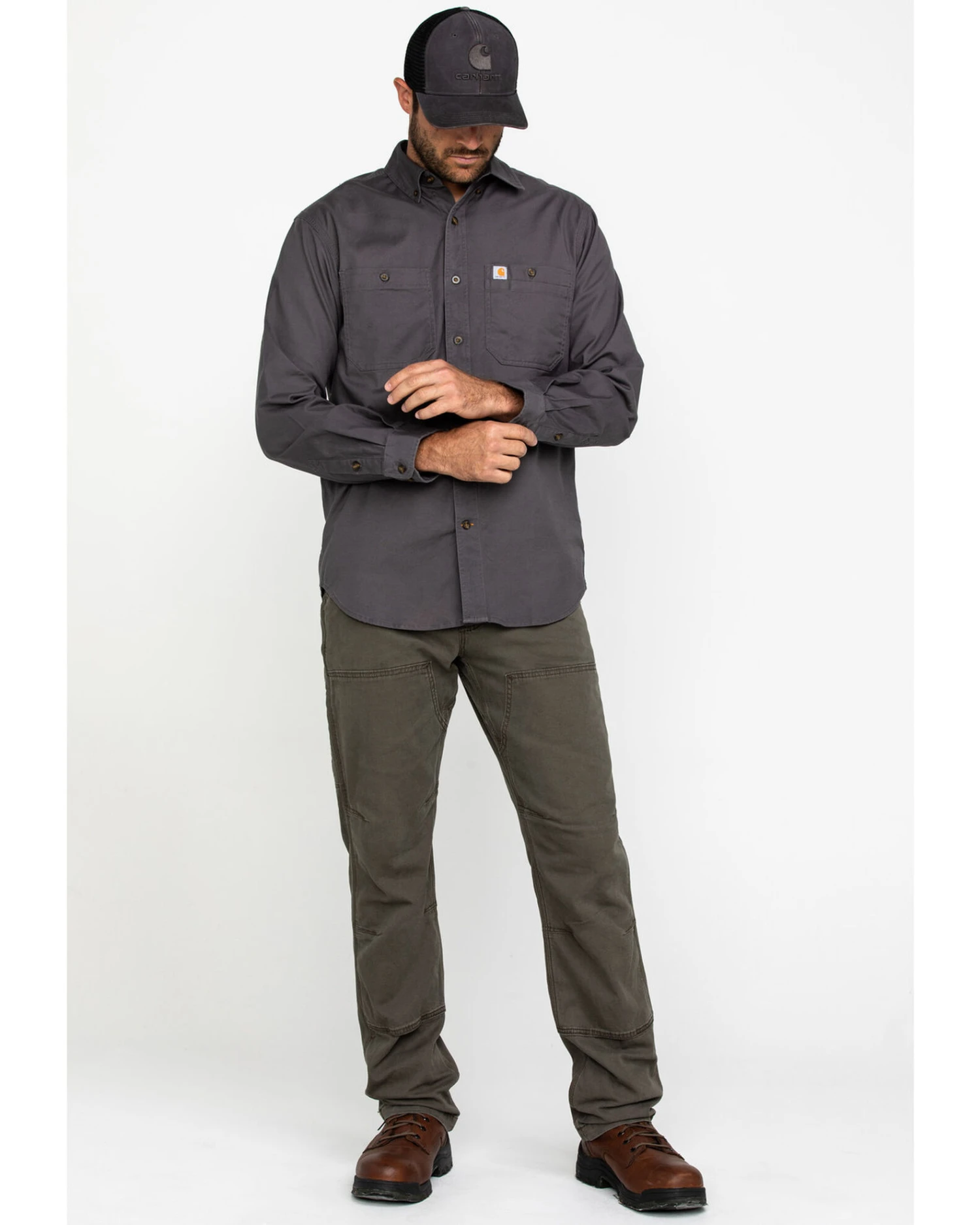 Carhartt Men's Rugged Flex Rigby Long Sleeve Work Shirt 8 Carhartt Men's Rugged Flex Rigby Long Sleeve Work Shirt - Image 6