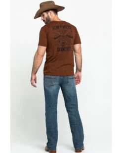 Cody James Men's Bozeman Medium Wash Stretch Slim Bootcut Jeans  -Wrangle Clothing Shop 2000283299 402 P5