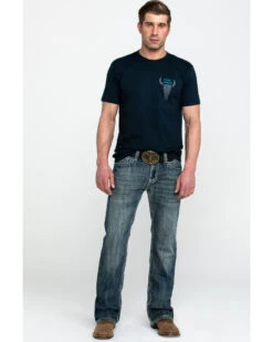Rock & Roll Denim Men's Pistol Med Bootcut Jeans  -Wrangle Clothing Shop 2000283476 400 P6
