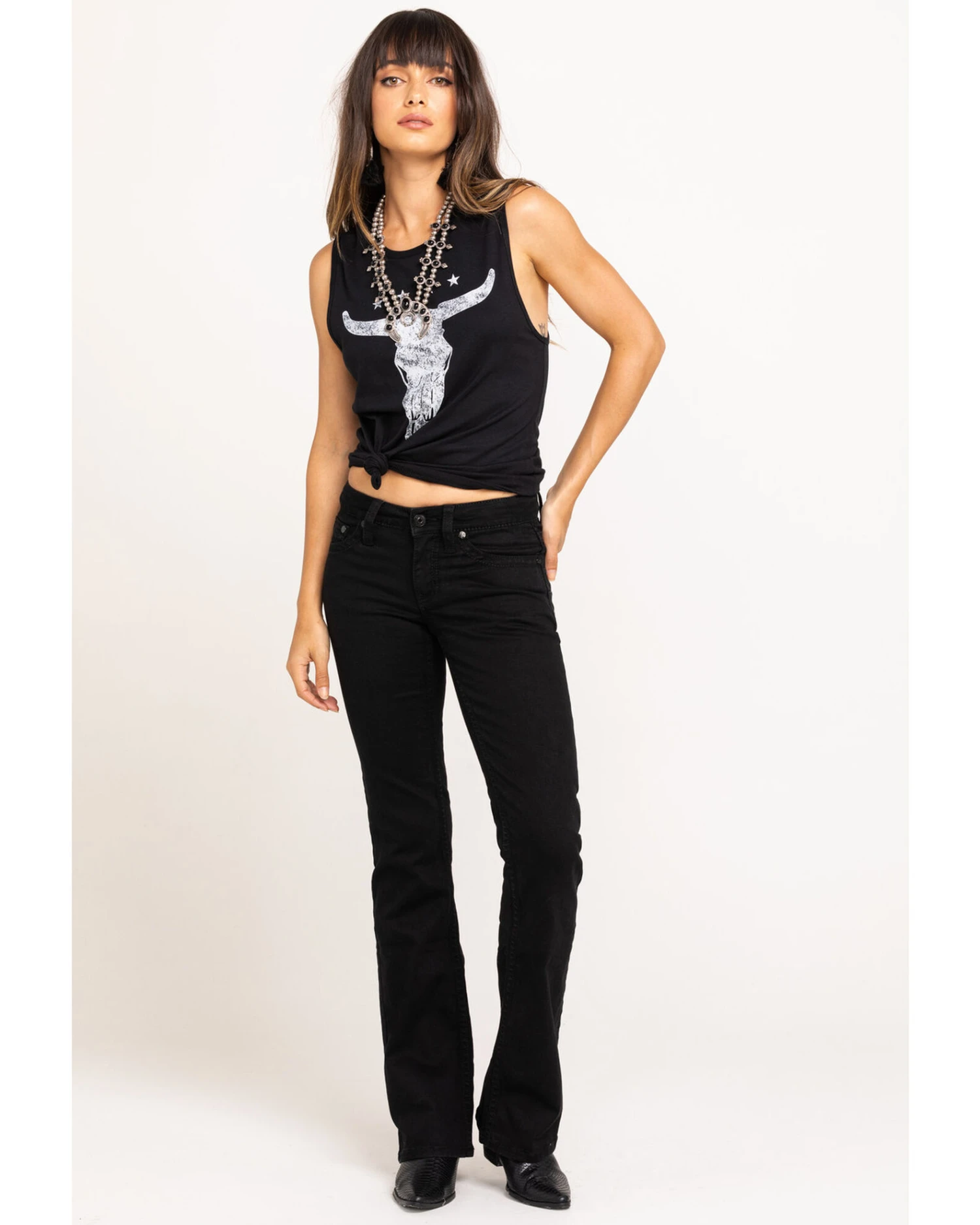 Shyanne Women's Riding Bootcut Jeans 8 Shyanne Women's Riding Bootcut Jeans - Image 6