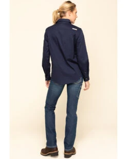 Ariat Women's Rebar Mid Rise Durastretch Nightride Riveter Work Straight Jeans -Wrangle Clothing Shop 2000322223 400 P5