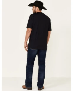 Cinch Men's Ian Rinse Dark Performance Stretch Slim Bootcut Jeans  -Wrangle Clothing Shop 2000330782 402 P3