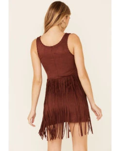 Idyllwind Women's Lady Luck Faux Suede Fringe Dress 9 Idyllwind Women's Lady Luck Faux Suede Fringe Dress -Wrangle Clothing Shop 2000342526 220 P4