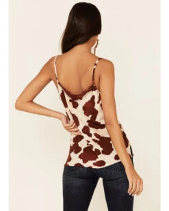 Idyllwind Women's Cow Print Little Lace Cami  -Wrangle Clothing Shop 2000342557 280 P4