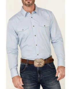 Gibson Men's Basic Solid Long Sleeve Pearl Snap Western Shirt  -Wrangle Clothing Shop 2000342795 450 P3