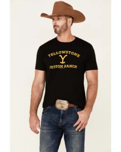 Paramount Network’s Yellowstone Men's Dutton Ranch Logo Short Sleeve T-Shirt 