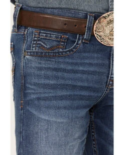 Cody James Men's Hazer Light Medium Wash Stretch Slim Straight Jeans  -Wrangle Clothing Shop 2000351835 400 P2