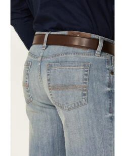 Cody James Men's Trotter Light Wash Stretch Slim Bootcut Jeans  -Wrangle Clothing Shop 2000351840 400 P4