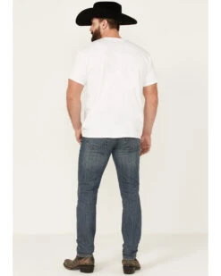 Cody James Men's Blaze Medium Wash Stretch Slim Tapered Jeans 9 Cody James Men's Blaze Medium Wash Stretch Slim Tapered Jeans -Wrangle Clothing Shop 2000351842 400 P4