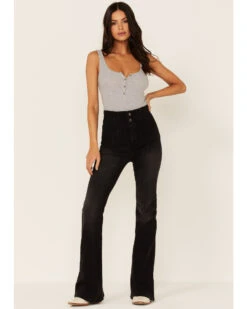 Free People Women's Jayde High Rise Flare Jeans