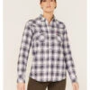 Ariat Women's FR Whitney Plaid Print Long Sleeve Snap Work Shirt 