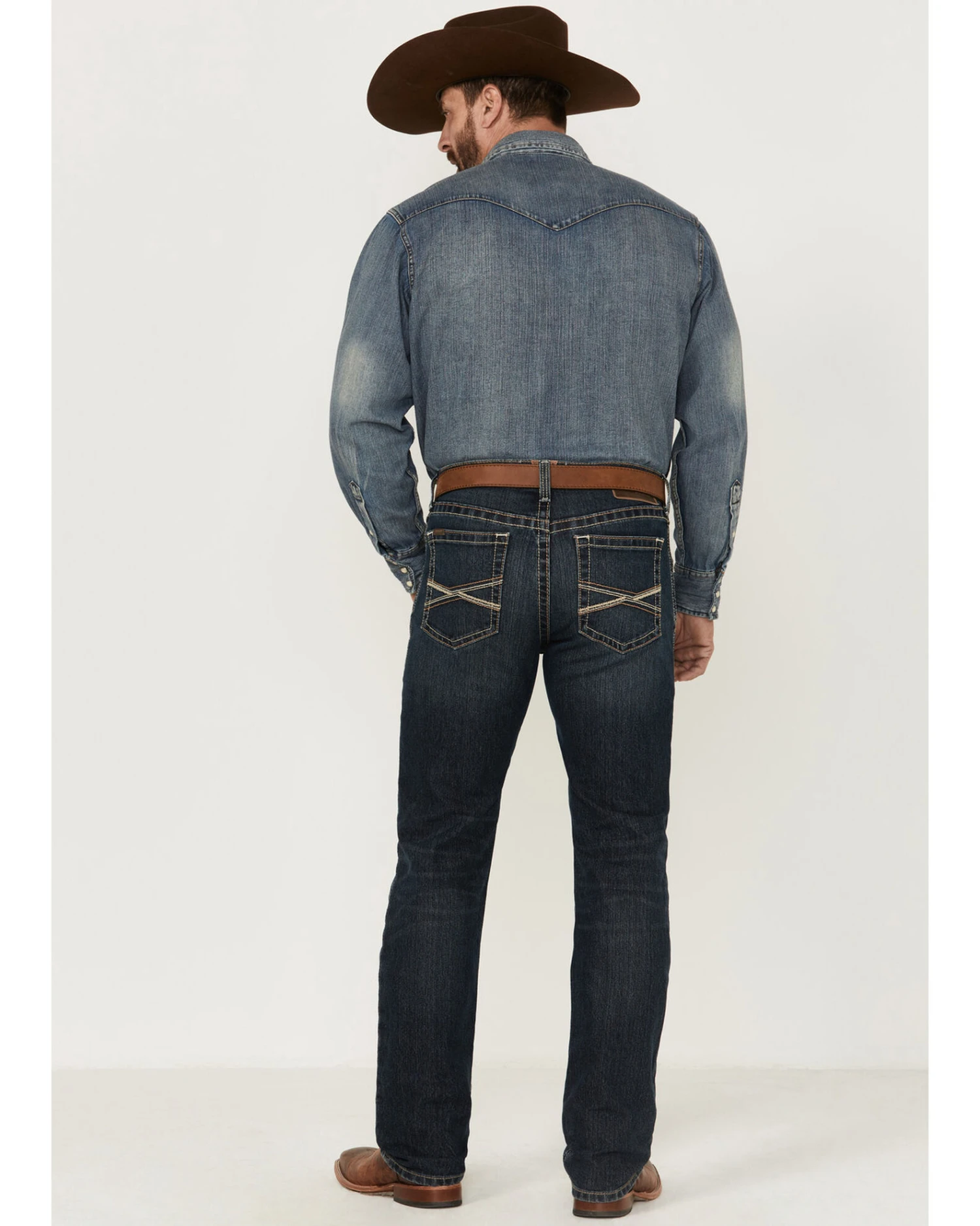 Ariat Men's M2 Bisman Gage Stretch Relaxed Stackable Bootcut Jeans 5 Ariat Men's M2 Bisman Gage Stretch Relaxed Stackable Bootcut Jeans - Image 3