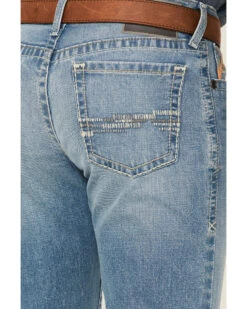 Ariat Men's M7 Hartwell Julian Medium Wash Stretch Slim Straight Jeans  -Wrangle Clothing Shop 2000357128 400 P4
