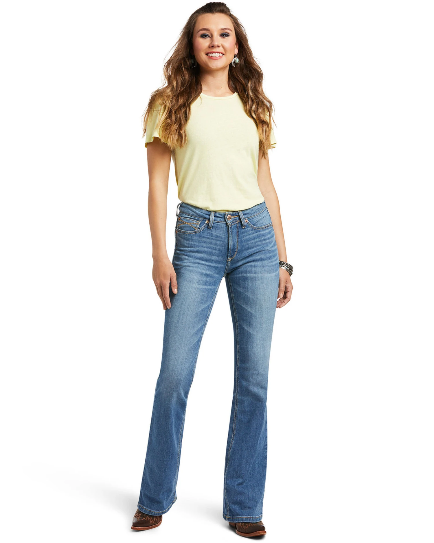 Ariat Women's R.E.A.L. Daniela High Rise Bootcut Jeans 3 Ariat Women's R.E.A.L. Daniela High Rise Bootcut Jeans