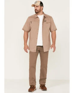 Wrangler ATG Men's All-Terrain Asymmetric Pocket Button Down Western Shirt  -Wrangle Clothing Shop 2000358043 200 P2