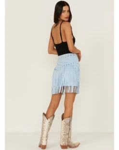 Idyllwind Women's Maxwell Ave Tiered Faux Suede Mini Skirt 8 Idyllwind Women's Maxwell Ave Tiered Faux Suede Mini Skirt -Wrangle Clothing Shop 2000359132 450 P3