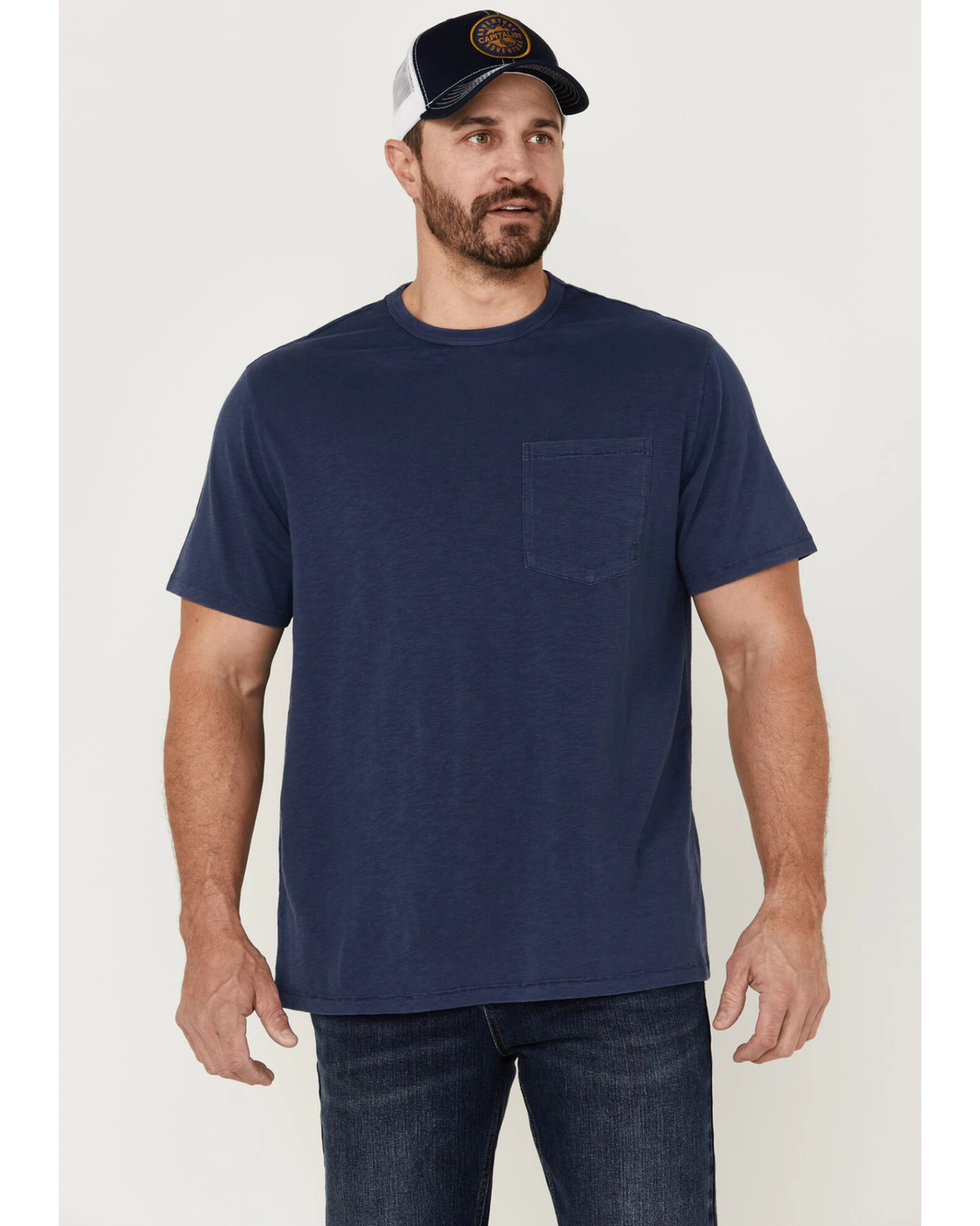 Brothers & Sons Men's Basic Short Sleeve Pocket T-Shirt 3 Brothers & Sons Men's Basic Short Sleeve Pocket T-Shirt