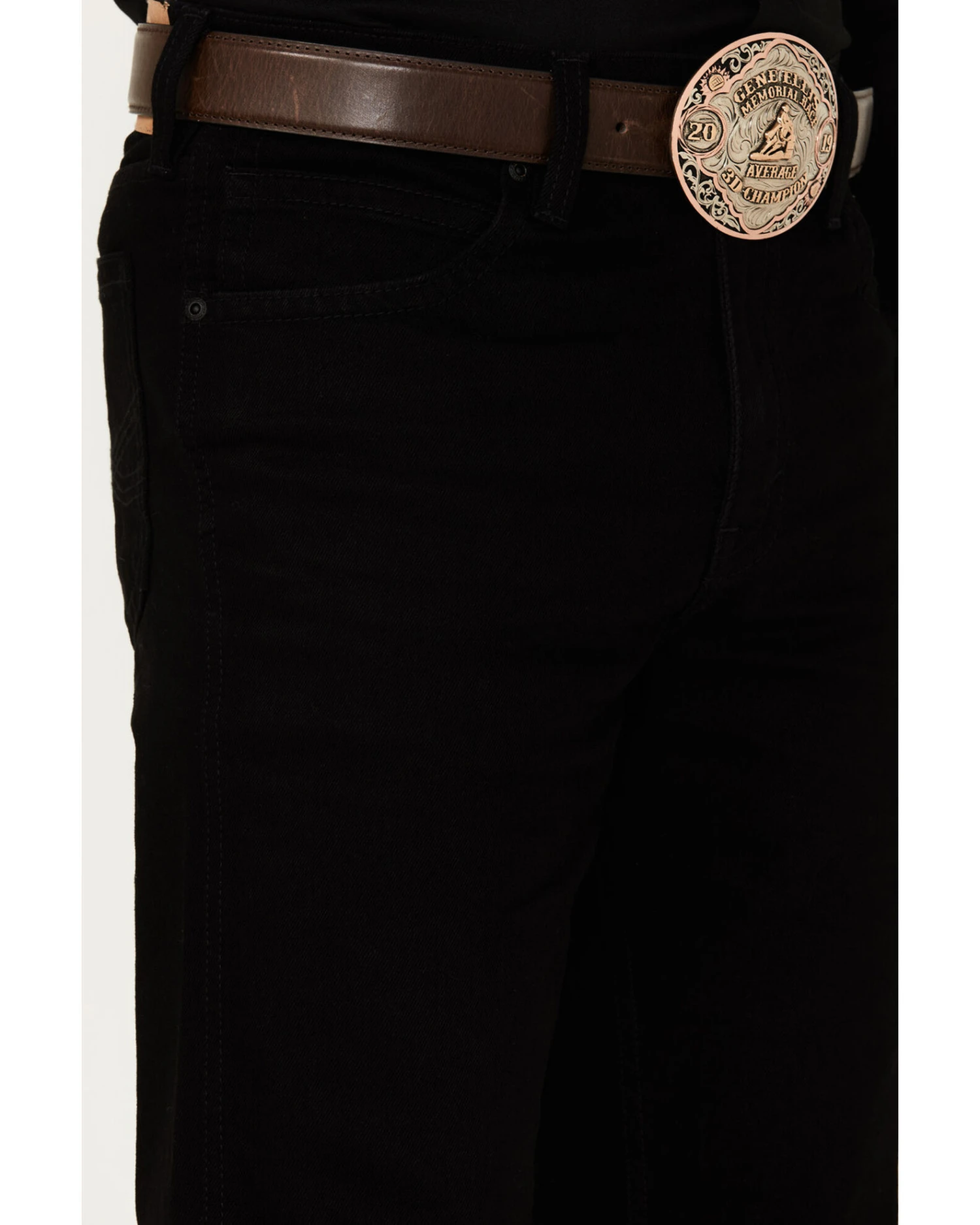 Blue Ranchwear Men's Durango Black Wash Stretch Slim Straight Jeans 4 Blue Ranchwear Men's Durango Black Wash Stretch Slim Straight Jeans - Image 2