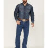 Blue Ranchwear Men's Buckaroo Medium Wash Stretch Regular Bootcut Jeans  -Wrangle Clothing Shop 2000359502 414 P1