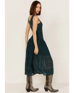 Shyanne Women's Drop Waist Lace Button Front Maxi Dress  -Wrangle Clothing Shop 2000364749 443 P4