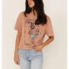 Cleo + Wolf Women's Beer Garden Graphic Boxy Crop Tee
