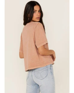 Cleo + Wolf Women's Beer Garden Graphic Boxy Crop Tee -Wrangle Clothing Shop 2000364851 250 P4