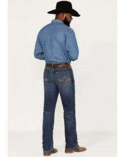 Rock 47 By Wrangler Cornflower Medium Dark Wash Stretch Slim Straight Jeans  -Wrangle Clothing Shop 2000365078 415 P3