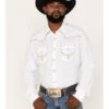Rock 47 By Wrangler Men's Embroidered Long Sleeve Snap Western Shirt  -Wrangle Clothing Shop 2000366004 100 P1