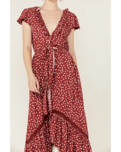 Beyond The Radar Women's Picnic Dot Maxi Dress 8 Beyond The Radar Women's Picnic Dot Maxi Dress -Wrangle Clothing Shop 2000366187 600 P3