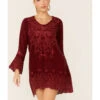 Johnny Was Women's Garnet Rhine Long Sleeve Tunic Dress 1 Johnny Was Women's Garnet Rhine Long Sleeve Tunic Dress -Wrangle Clothing Shop 2000367760 600 P1