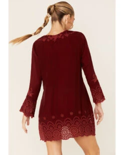Johnny Was Women's Garnet Rhine Long Sleeve Tunic Dress 8 Johnny Was Women's Garnet Rhine Long Sleeve Tunic Dress -Wrangle Clothing Shop 2000367760 600 P3