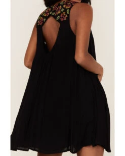 Rock & Roll Denim Women's Embroidered Keyhole Shift Dress -Wrangle Clothing Shop 2000368503 001 P3