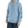Carhartt Men's Loose Fit Midweight Logo Sleeve Graphic Hooded Sweatshirt 2 Carhartt Men's Loose Fit Midweight Logo Sleeve Graphic Hooded Sweatshirt -Wrangle Clothing Shop 2000370341 450 P1