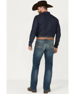 Ariat Men's M4 Cayman Ramos Medium Wash Relaxed Boot Stretch Denim Jeans -Wrangle Clothing Shop 2000371981 400 P3