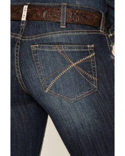Ariat Women's R.E.A.L. Vicky Medium Wash Mid Rise Embroidered Bootcut Jeans 9 Ariat Women's R.E.A.L. Vicky Medium Wash Mid Rise Embroidered Bootcut Jeans -Wrangle Clothing Shop 2000372215 400 P4