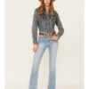 Ariat Women's R.E.A.L. Light Wash High Rise Felicity Stretch Bootcut Jeans -Wrangle Clothing Shop 2000372255 400 P1
