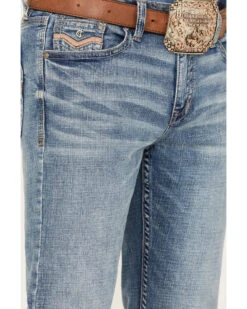 Cody James Men's Manning Light Wash Slim Boot Stretch Denim Jeans -Wrangle Clothing Shop 2000373330 412 P2
