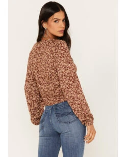 Idyllwind Women's Floral Print Smocked Top 9 Idyllwind Women's Floral Print Smocked Top -Wrangle Clothing Shop 2000373632 213 P4