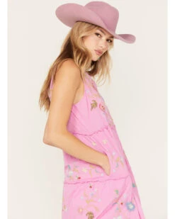 Johnny Was Women's Zanzibar Tiered Embroidered Dress -Wrangle Clothing Shop 2000373887 650 P3