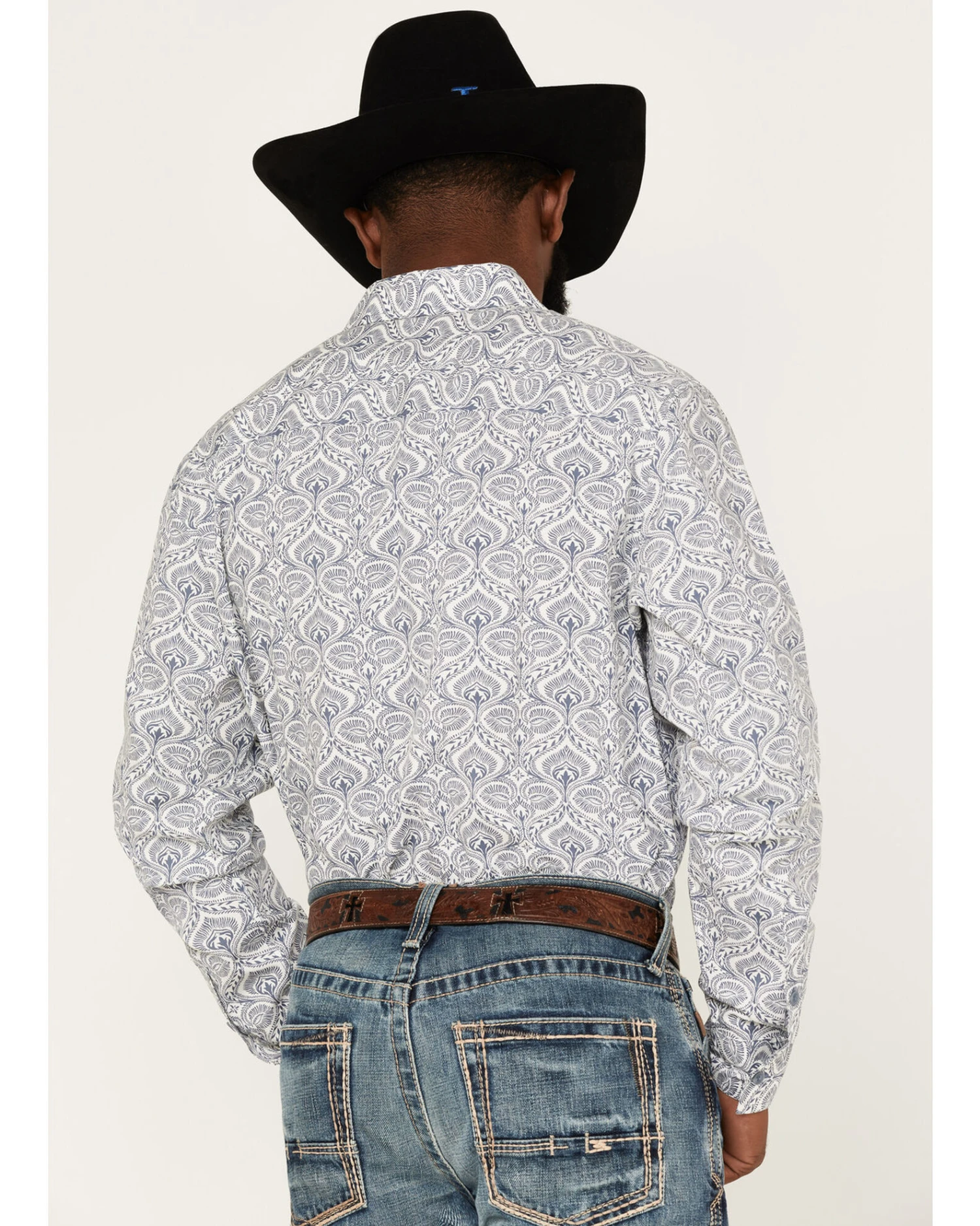 Gibson Men's Lava Lamp Floral Print Button Down Western Shirt 6 Gibson Men's Lava Lamp Floral Print Button Down Western Shirt - Image 4