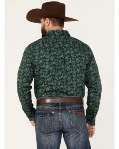 Cody James Men's Ringer Floral Print Button Down Western Shirt  -Wrangle Clothing Shop 2000374146 301 P4