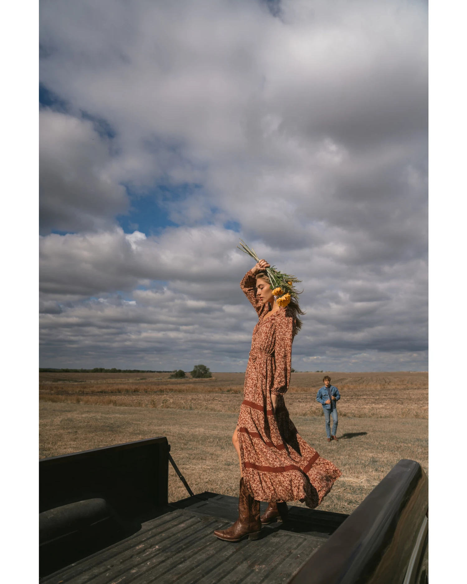 Idyllwind Women's Floral Print Tiered Maxi Dress 3 Idyllwind Women's Floral Print Tiered Maxi Dress