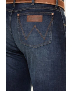 Wrangler Retro Men's 88MWZ Stone Dark Wash Slim Straight Stretch Denim Jeans -Wrangle Clothing Shop 2000374568 416 P4